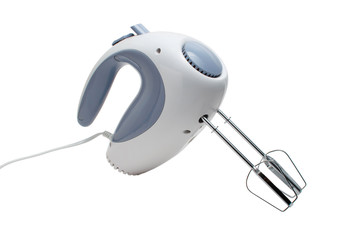 mixer kitchen beater gray blender cooking food hand close up iso