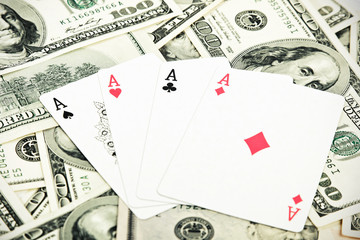 Fototapeta na wymiar how much money playing games of chance