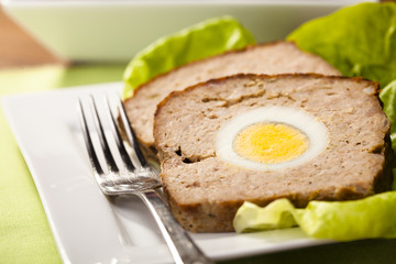 meatloaf on plate