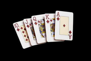Poker, Royal Flush, Karo - 53017131
