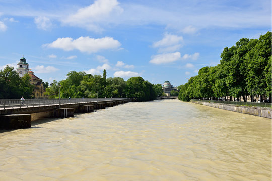 Isar Hochwasser in München