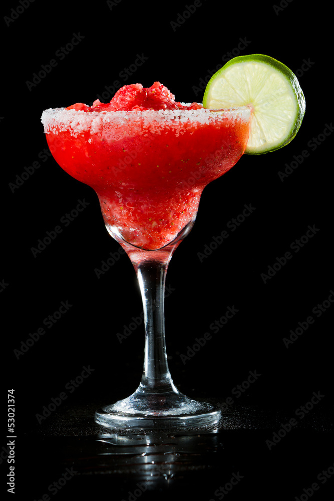 Poster strawberry margarita