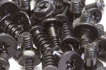 Fototapeta na wymiar Metallic screws