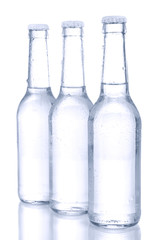 Water bottles isolated on white