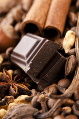Chopped chocolate