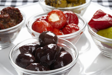 Verschiedene Antipasti