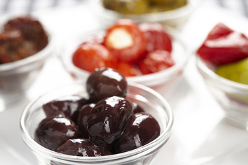 Verschiedene Antipasti