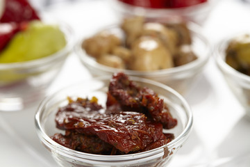 Verschiedene Antipasti