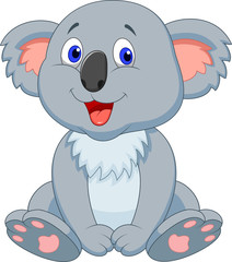 Fototapeta premium Cute koala cartoon