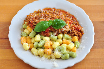 Gnocchi mit Bolognese Sauce