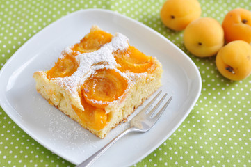 Fototapeta premium Marillenkuchen, Aprikosenkuchen