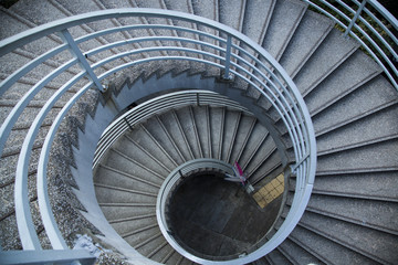 Fototapeta premium Spiralne schody