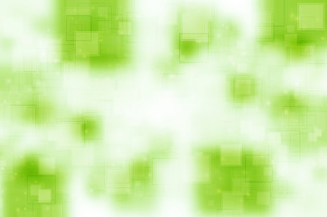 Abstract green with square background.