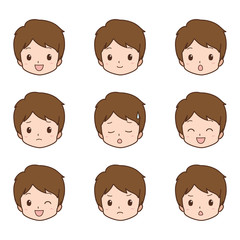男の子/表情