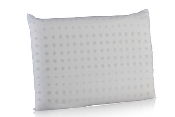 Clean white pillow filling inside with soft rubber