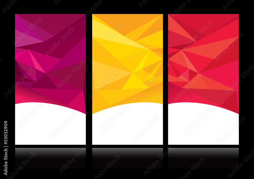Wall mural vector abstract background set eps10