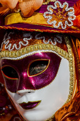 Traditional venetian carnival mask