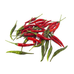 red and green chili pepper