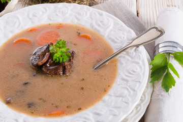 stone mushroom soup