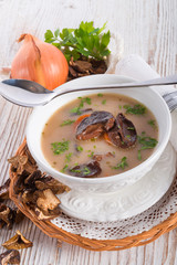 stone mushroom soup