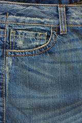 blue jeans pocket