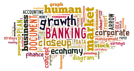 Banking word cloud
