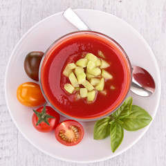 cold gazpacho soup