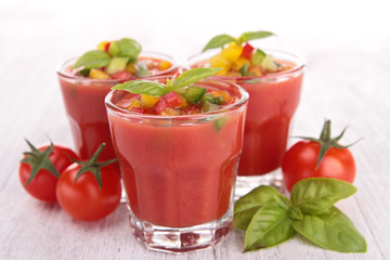 cold gazpacho soup