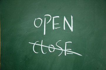 Obraz premium open and close choice