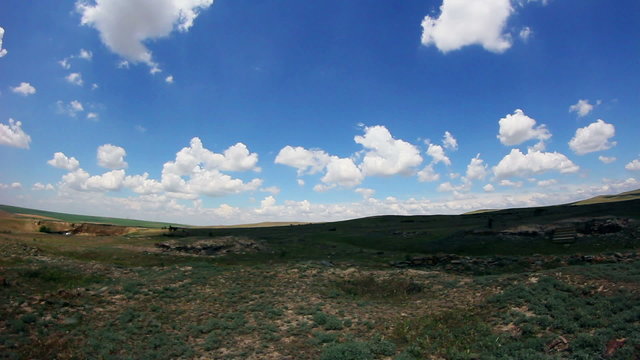 Extremely old rocky plateau (timelapse)