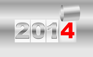 Christmas  2014 metallic background