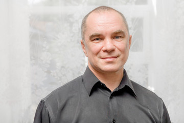portrait of middle aged man