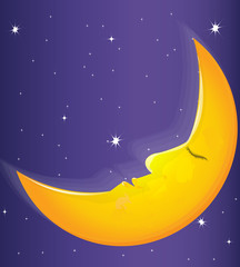 Moon comics vector