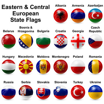 Eastern & Central European State Flags