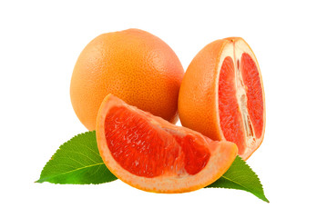 grejpfruty na białym tle © slawek_zelasko