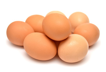 Raw eggs