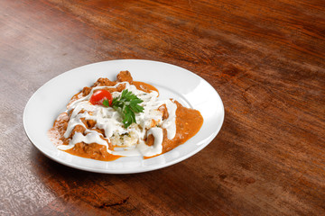 Delicious stew on the table