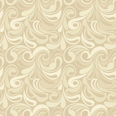 Abstract beige seamless pattern. Vector illustraion.