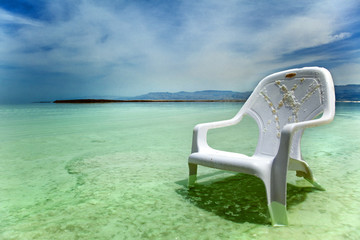 Easy Chair at the Dead Sea
