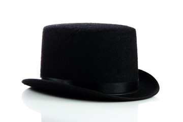 black hat isolated on white background