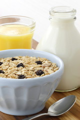 Delicious healthy breakfast