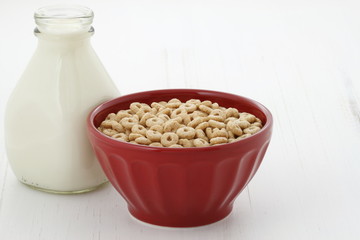 Delicious and healthy honey nuts cereal