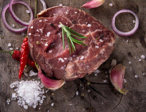 Premium Raw beef sirloin