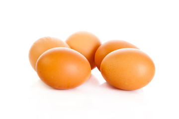 eggs isolatedon white background