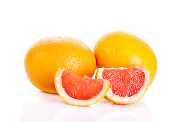 grapefruit isolated on white background