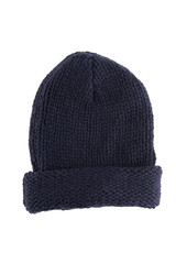 Knit hat on white