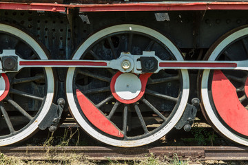 Wheels of Locomotive