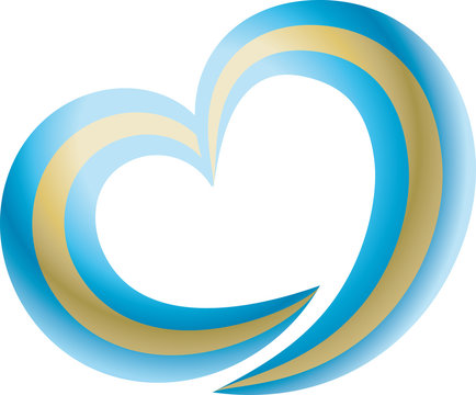 Cuore celeste e oro