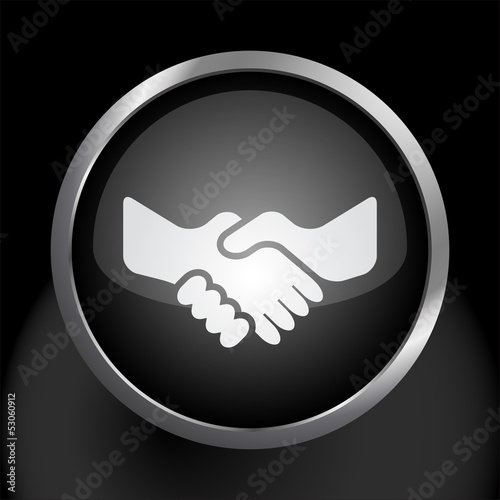 "Handshake Icon" Stock image and royalty-free vector files on Fotolia
