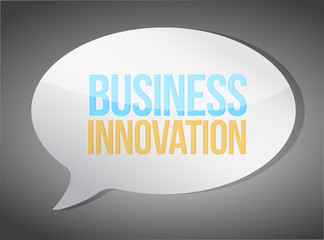 business innovation message illustration
